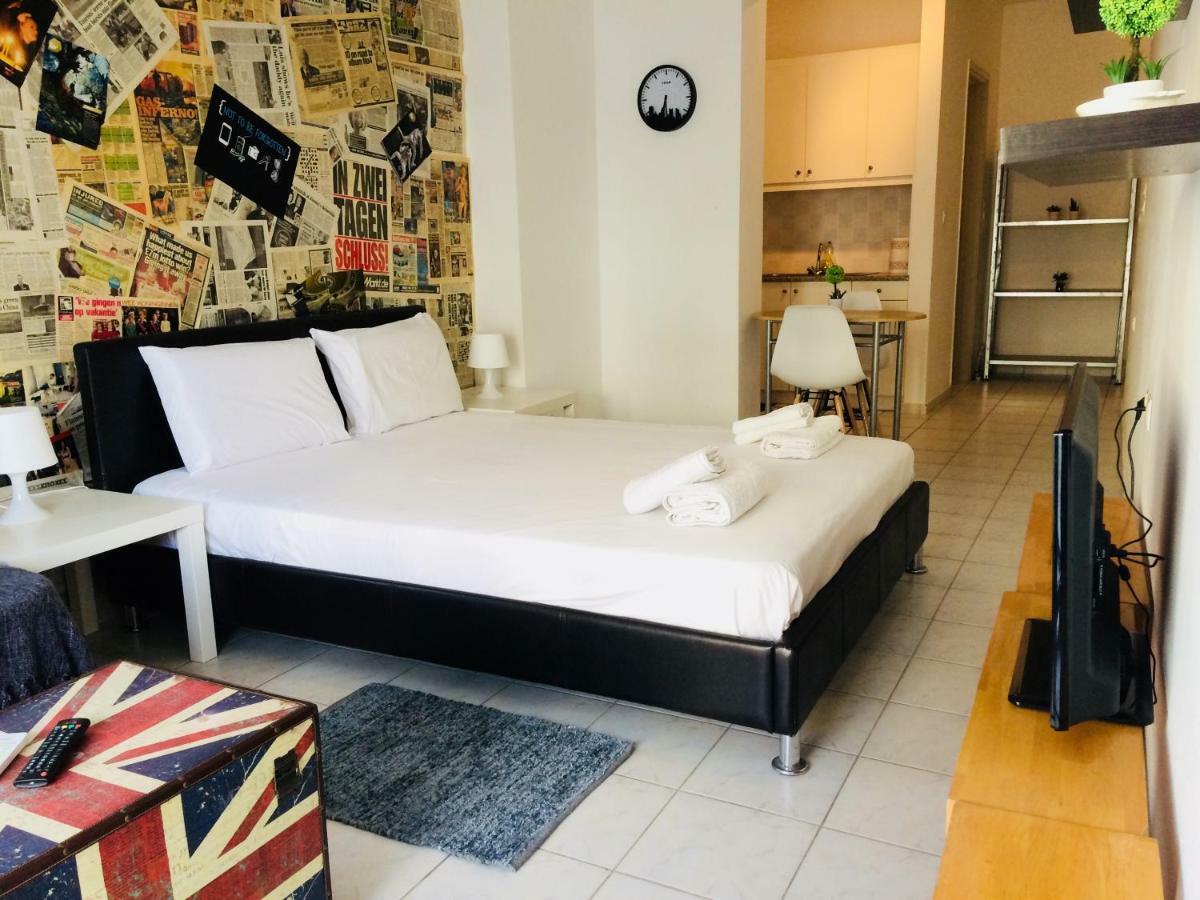 Korona Βeach Αpartments Leilighet Rethymno Eksteriør bilde
